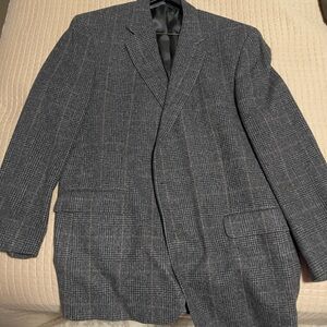 Brooks Brothers Charcoal Plaid Blazer